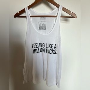 Feeling like a million tucks- barre tank